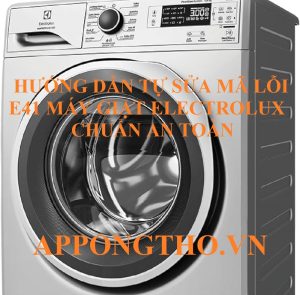 Tại sao máy giặt Electrolux báo lỗi E-41?