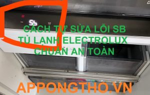 Làm sao tắt chế độ Sabbath khi tủ lạnh Electrolux báo lỗi SB?