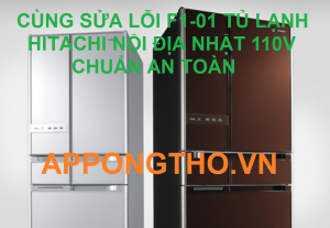 Tủ Lạnh Nội Địa Hitachi Lỗi F1-01 Cùng Sửa Với App Ong Thợ